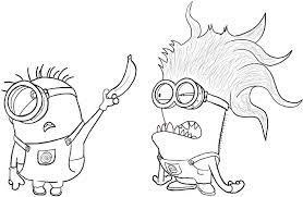 How To Draw Stuart And An Evil Minion From Despicable Me 2 Drawing Tutorial How To Draw Step By Step Drawing Tutorials Minion Drawing Minion Sketch Evil Minions