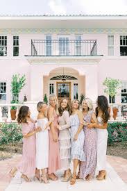 We welcome family and friends alike, to share in blush bridal lounge is austin's leading destination for style savvy, badass brides. Feminine Bridal Shower How To Brilliantly Mix Match Dresses Ruffled