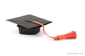 Origami Graduation Hat Tutorial Paper Kawaii Graduation Hat Hat Tutorial Origami Hat