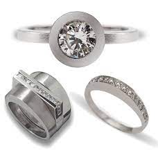 Wedding Vendor We Heart Claudia Endler Designs Modern Wedding Rings Titanium Jewelry Expensive Wedding Rings