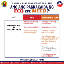 Maybe you would like to learn more about one of these? Mayor Francis Zamora Ar Twitter Ang Lungsod Ng San Juan Ay Nasa Ilalim Na Ng Modified Enhanced Community Quarantine Ano Ang Pagkakaiba Ng Ecq At Mecq Ang Mga Sumusunod Ay Ang Mga