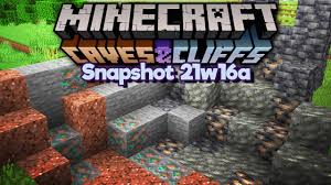 Minecraft java 1.17 snapshot content and review last updated march 28th, 1 30 pm welcome to my second blog! Searching For Giant Ore Veins Minecraft 1 17 1 18 Snapshot 21w16a Caves Cliffs Update Invidious