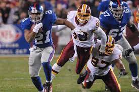 New York Giants Coach Pat Shurmur Reaches Out To Former Rb Tiki Barber New York Giants Giants Football Helmets