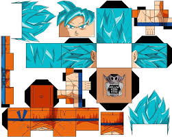 Ssjb Goku By Hollowkingking On Deviantart In 2020 Paper Toys Template Dragon Toys Goku