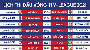 Việc lọt vào đến top 4 đội mạnh nhất môn bóng đá nam asiad 18 là thành công ngoài mong đợi của olympic vn. Lá»‹ch Thi Ä'áº¥u Vong 11 V League 2021 Hagl Gáº·p Thá»­ Thach Lá»›n Vov Vn