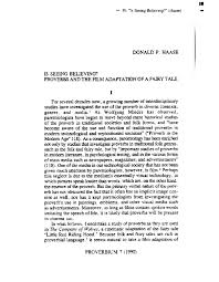 Archer exploration @archerxau $axe managing director, dr. Pdf Is Seeing Believing Proverbs And The Film Adaptation Of A Fairy Tale Donald Haase Academia Edu