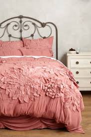 Anthropologie Georgina Queen Duvet Cover 4 Shams Rose Bedding Free Shipping New Rose Bedding Anthropologie Bedding Rose Duvet