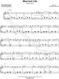 Download and print married life (from up) sheet music for piano duet by michael giacchino from sheet music direct. Toms Mucenieks Married Life Sheet Music Piano Solo In F Major Download Print Sku Mn0207424