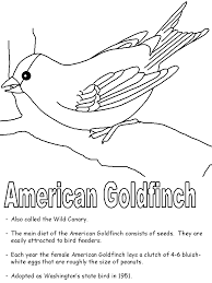 Click the florida state symbols coloring pages to view printable version or color it online (compatible with ipad and android tablets). American Goldfinch Coloring Page