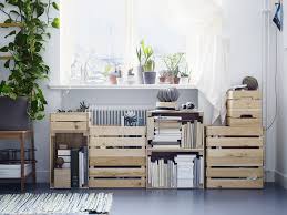 Ikea Knagglig Crates For Shelving In Light Bedroom Ikea Catalog Ikea Crates Ikea