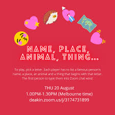 If you're looking for scientists in particular fields, you could try our pages here: Deakin English Name Place Animal Thing Pick A Letter And Let S Play Facebook