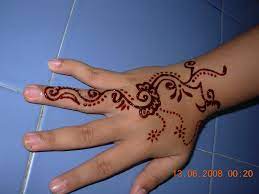 Henna tangan simple dan mudah. Lukisan Inai Simple Dan Mudah Cikimm Com