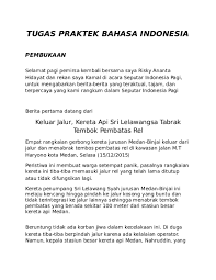 Tugas 1 bahasa indonesia 2. Doc Tugas Praktek Bahasa Indonesia Fitriani Syawalia Academia Edu