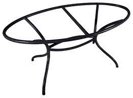 By fab glass and mirror (2) Italia Oval Dining Table Base Only Table Tops And Bases By Timeless Wrought Iron Houzz