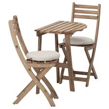 Askholmen Wall Table 2 Folding Chairs Outdoor Gray Brown Stained Froson Duvholmen Beige Ikea Outdoor Folding Chairs Outdoor Tables And Chairs Outdoor Dining Furniture