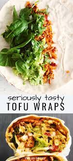 Spicy Tofu Wraps Recipe Easy Vegan Dinner Her Highness Hungry Me Recipe Wrap Recipes Easy Vegan Dinner Wraps Recipes Easy