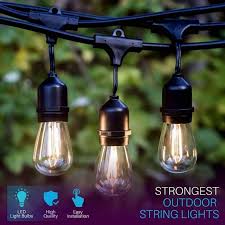 Waterproof Outdoor Led Light String 10m 10 Led G40 Bulb Light String Light Can Be Connected To Party Garden Christmas Holiday Lighting Strings Aliexpress