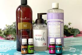 If you want a gentle, creamy body wash with the subtle scent of your favorite essential oil, try this recipe. Diy Natural Foaming Body Wash My Merry Messy Life