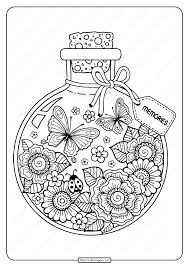 Printable Summer Memories Pdf Coloring Page Coloring Books Coloring Pages Heart Coloring Pages