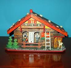 West German Wooden Weather House Unique Design W Tool Shed Wood Loft Tool Sheds House Wooden