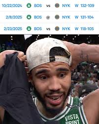 The Boston Celtics OWNED the New York Knicks this season. 👀