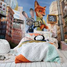 Zootopia Kids Wallpaper كرتون زوتوبيا ورق جدران اطفال تيك و جودي في زوتروبوليس Zootopia