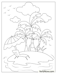 This book is a bestseller and a great gift for those who love relaxing and indulging in their creativity. Free Beach Coloring Pages For Download Printable Pdf