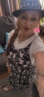 Eclectic fashion dress and earring ensemble