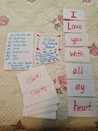 Pin By Kristi Bulluck On Romantic Dates And Ideas Romantic Scavenger Hunt Surprise Boyfriend Scavenger Hunt Birthday