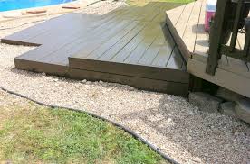 Building a deck out of pallets. Remodelaholic Build A Wooden Pallet Deck For Under 300