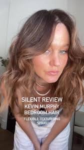 @blushgirlsalon's silent review of BEDROOM.HAIR 🩵⁠, ⁠, Our flexible  texturising finishing spray — adds texture, separation and movement into  the hair, without any crunch!⁠, ⁠, .⁠, .⁠, @kevin.murphy ...