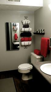 Easily update your space with a new bath. Bathroom Bathroomdecordiy Black Guest Bathroom Ideas Apartment Guest Bathro Apartment Bat In 2020 Black Bathroom Decor Red Bathroom Decor White Bathroom Decor