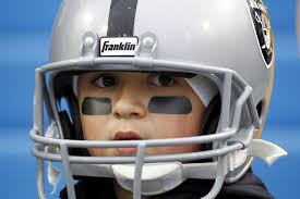 not sure where this little guy was on the oakland raiders