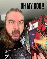 You really should be reading my comic series! It's absolute cinema. PEAK!!  Also i'm going to New York Comic Con next week to do panels and signings.  If you wanna meet me