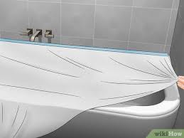 We recommend a 100% waterproof substrate that will prevent water from getting behind potentially unsealed areas that would cause mold or other damage. 3 Ways To Install A Tub Surround Wikihow