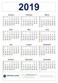 Free Download 2019 Calendar With Week Numbers Calendar With Week Numbers Print Calendar Calendar Printables