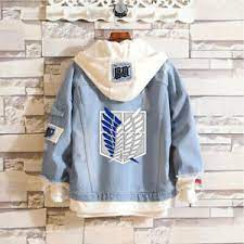 Our lines of anime merch are all based on all your favorite anime characters. Anime Attack On Titan Hoodies Denim Jacket Thin Coat Unisex Sweatshirts Coat Ebay
