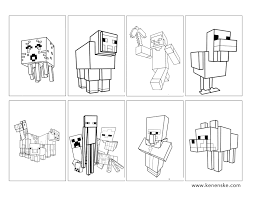 Minecraft Coloring Book Minecraft Coloring Pages Free Kids Coloring Pages Minecraft Party
