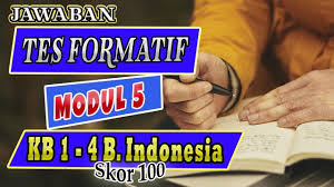 Semua teks dalam lkpd berbentuk tulisan tentang petunjuk dan langkah kerja yang harus dilakukan oleh peserta didik. Jawaban Tes Formatif Modul 5 Kb 1 4 Bahasa Indonesia Ppg 2019 Youtube