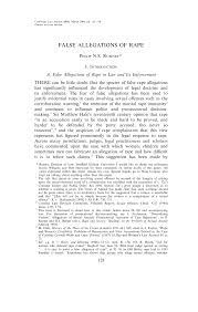 A rebuttal letter is a formally written communique that expresses the ideas, arguments, and the terms of a rebuttal. Pdf False Allegations Of Rape