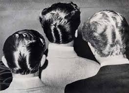 This Haircut Was Popular In The 50 S For The Cool Guys Using A Lot Of Grease And Combing It Forward Like They Did Ducktail Haircut Ducktail Vintage Hairstyles