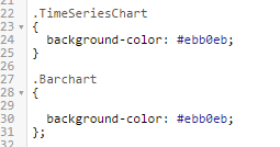 how to change bar chart color ptc community