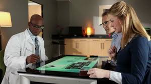 Entitled the microsoft surface, the new computer looks more like a living room coffee table, providing enough space for several family members to use the screen at the same time. Samsung Sur40 With Microsoft Pixelsense Youtube