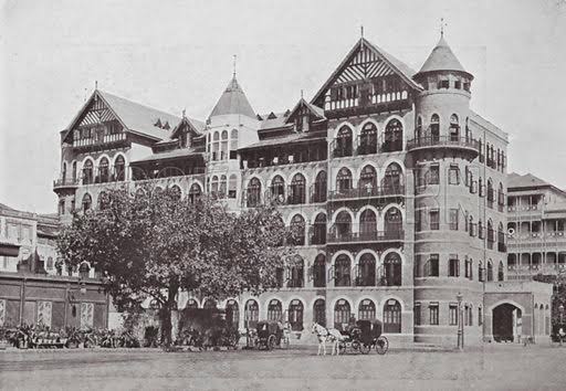 Bombay / Mumbai: The Royal Bombay Yacht Club Residential Chambers stock image | Look and Learn