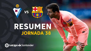 Ter stegen, sergi roberto, piqué, umtiti, alba: Resumen De Sd Eibar Vs Fc Barcelona 2 2 Youtube