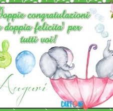 Auguri Nascita Bimba Gif Cartoni Animati Bambini Gemelli Gemelli Nascita