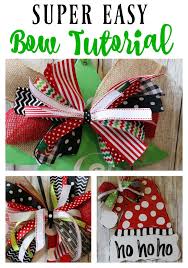 Does making a bow intimidate you, makes you not try a craft because you don't think you can make one? How To Make A Bow The Super Easy Way Re Fabbed