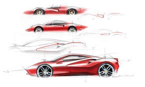The ferrari 488 gtb is a showcase of ferrari's racing experience in both f1 and the wec, where its beloved predecessor (the ferrari 458 italia) holds many world championship titles, and has won its category in the last two 24 hours of le mans. Ferrari 488 Gtb Sculptural Heritage Auto Design