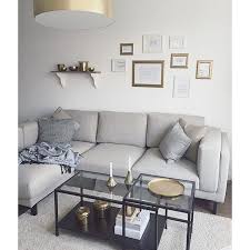 Ikea Nockeby Sofa Traum Naturtone Kombiniert Mit Etwas Gold Und Akzenten In Schwarz Living Room Decor Colors Living Room Grey Ikea Living Room