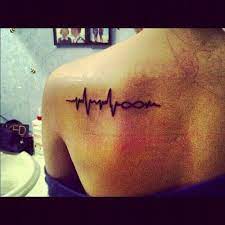 Smallxtattoos Heartbeat Tattoo Infinity Tattoo Designs Heart Beat Tattoo